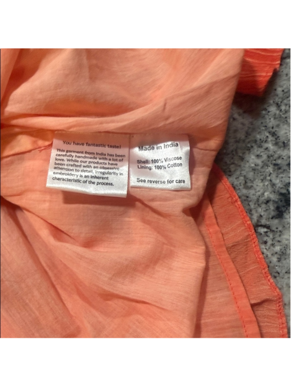 Rococo Sand Vibrant Orange Mini Dress - Picture 11 of 13